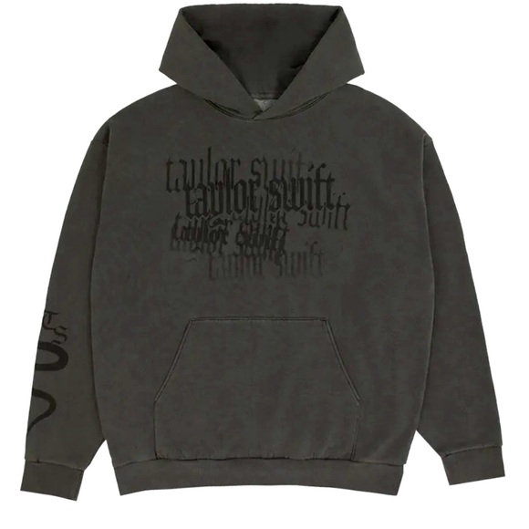 🔥 RARE Taylor Swift Reputation Oversized Hoodie 🖤🐍 XS/S Brand New - Picture 1 of 5